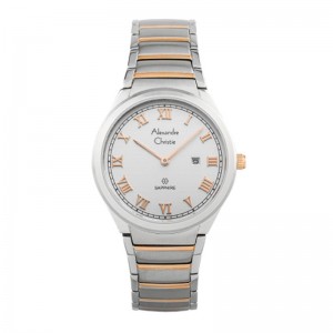 Alexandre Christie AC 8538 Silver Rosegold White Lady LDBTRSL Sapphire